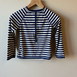 Tea Collection Nautical Striped Kids Swim Shirt